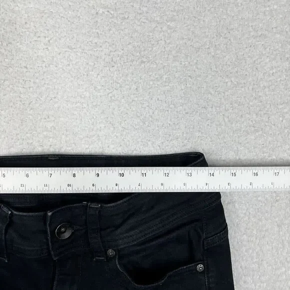 G Star Raw Jeans‎ Womens 28x30 Dark Blue Wash Midge Saddle Mid Straight Denim - Picture 9 of 16